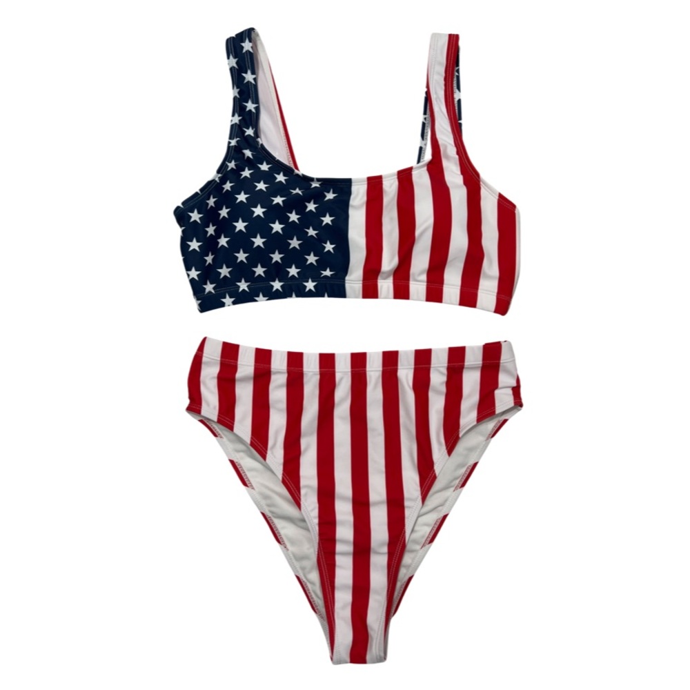 American Flag Swim Suit